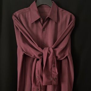 Tommy Bahama Merlot Silk/Wool Overshirt